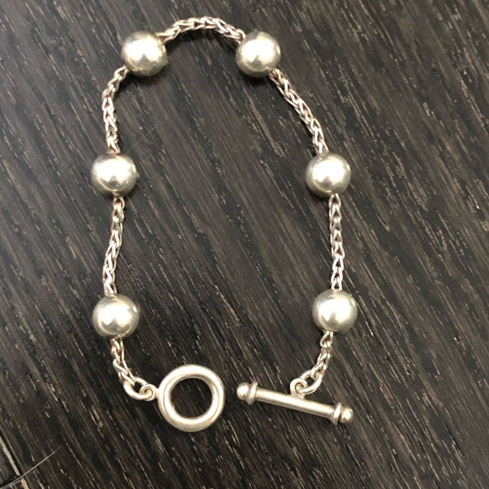 Sterling Silver Ilaria Peru Ball Bracelet